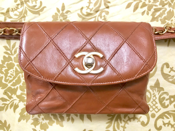 Brown Chanel CC Caviar Belt Bag – Designer Revival