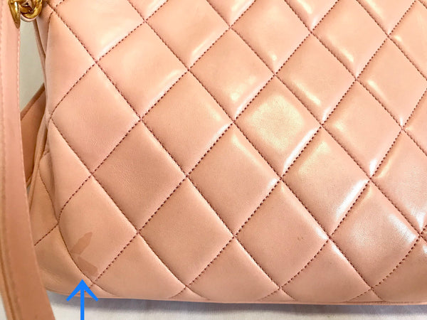 Vintage CHANEL milky pink lambskin shoulder tote bag with gold tone ch – eNdApPi  ***where you can find your favorite designer vintages..authentic,  affordable, and lovable.