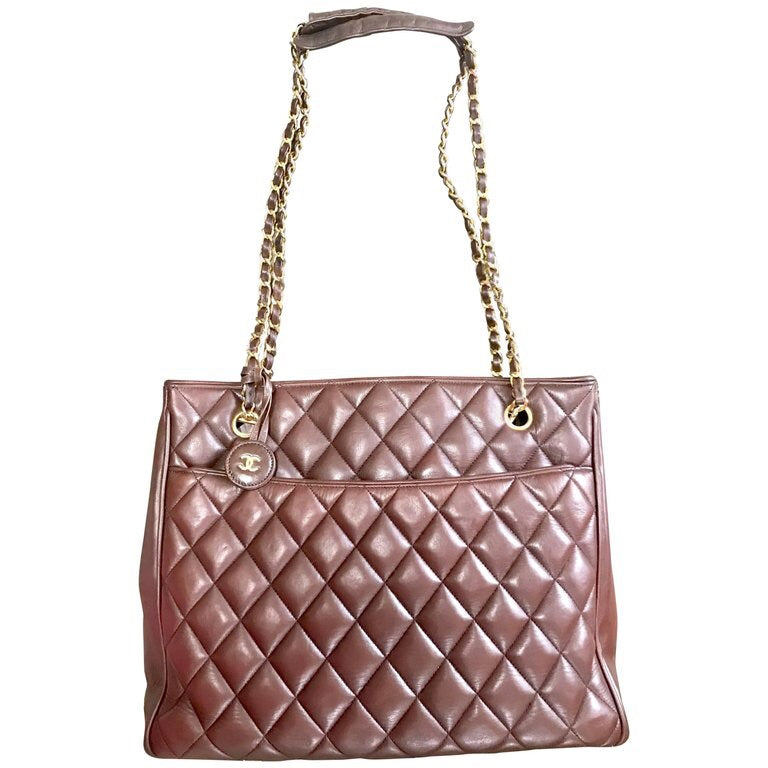 Vintage CHANEL red lamb leather shoulder bag with golden CC button mot –  eNdApPi ***where you can find your favorite designer  vintages..authentic, affordable, and lovable.