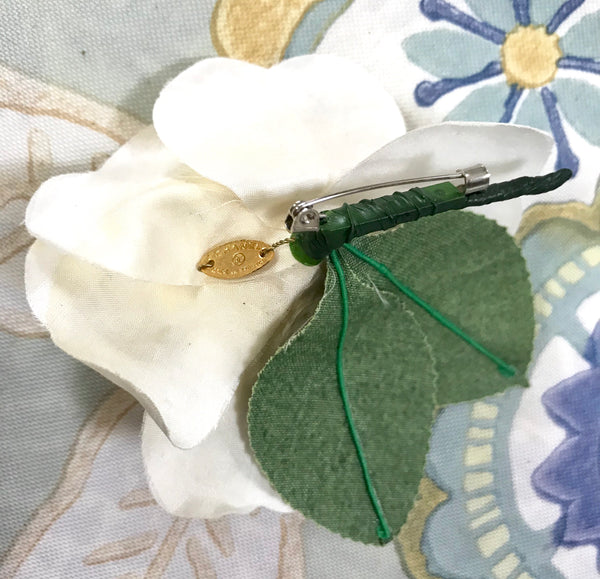 Vintage CHANEL ivory white silk camellia flower brooch with leaves. Ve –  eNdApPi ***where you can find your favorite designer  vintages..authentic, affordable, and lovable.