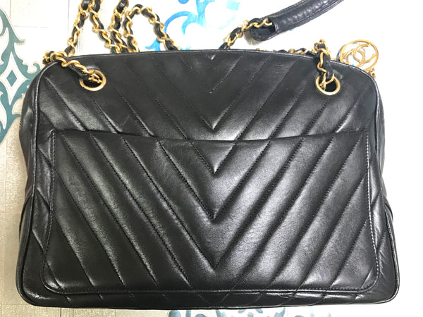 Chanel ChainShoulder Bag(Navy)