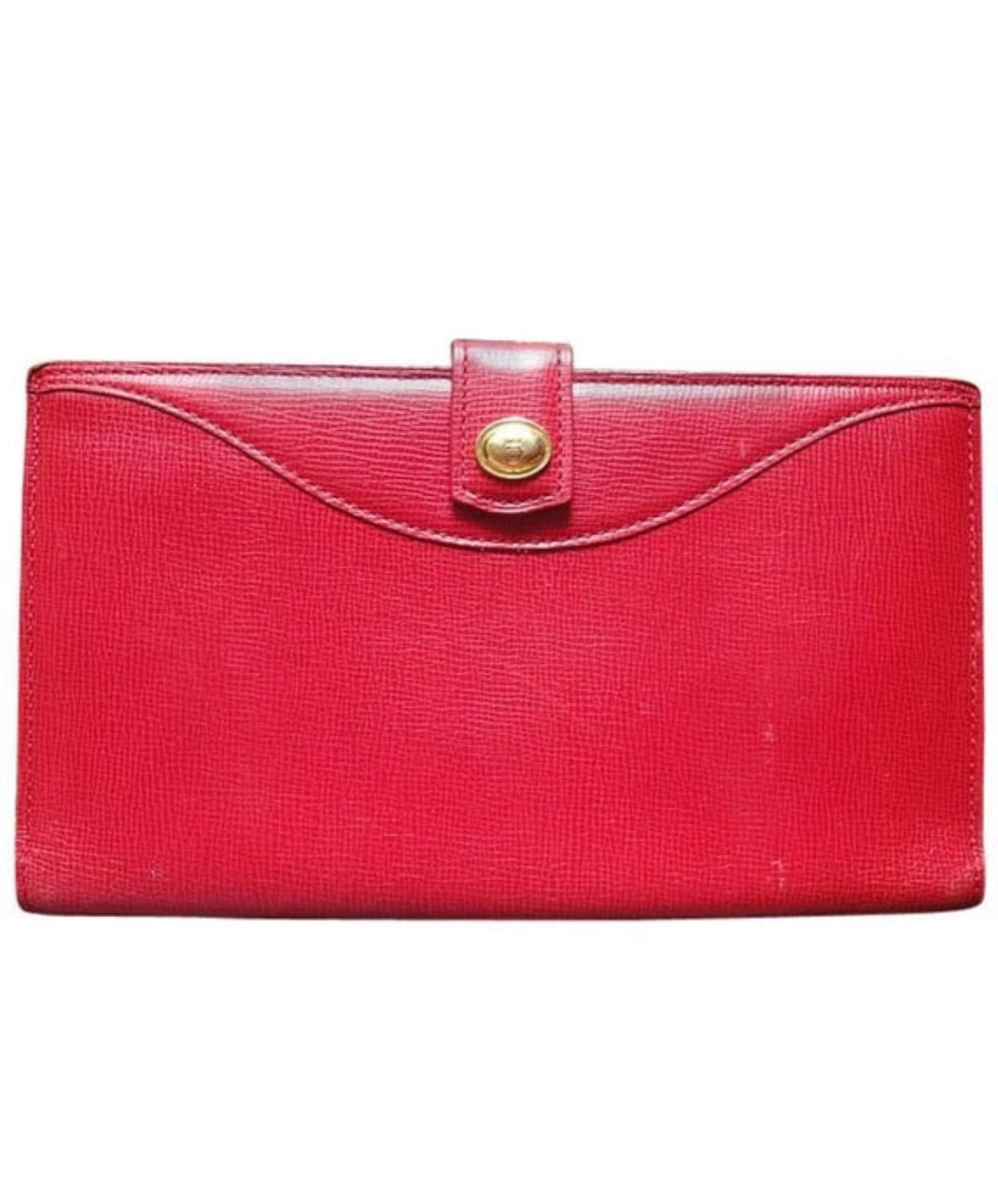 Bottega Veneta Dark Red Intrecciato Woven Calfskin Leather Oversized Slim  Bi-Fold Wallet | Yoogi's Closet