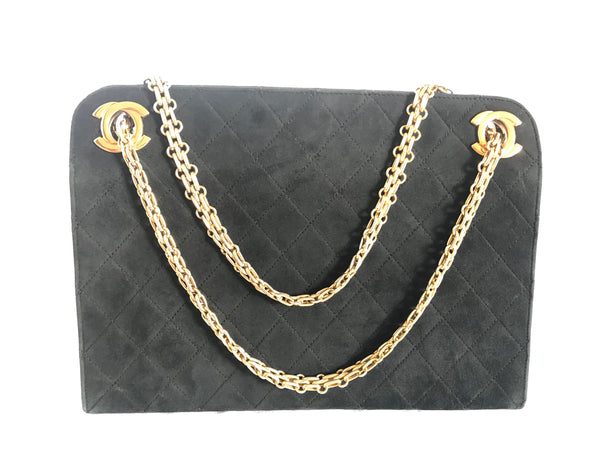 black chain purse chanel