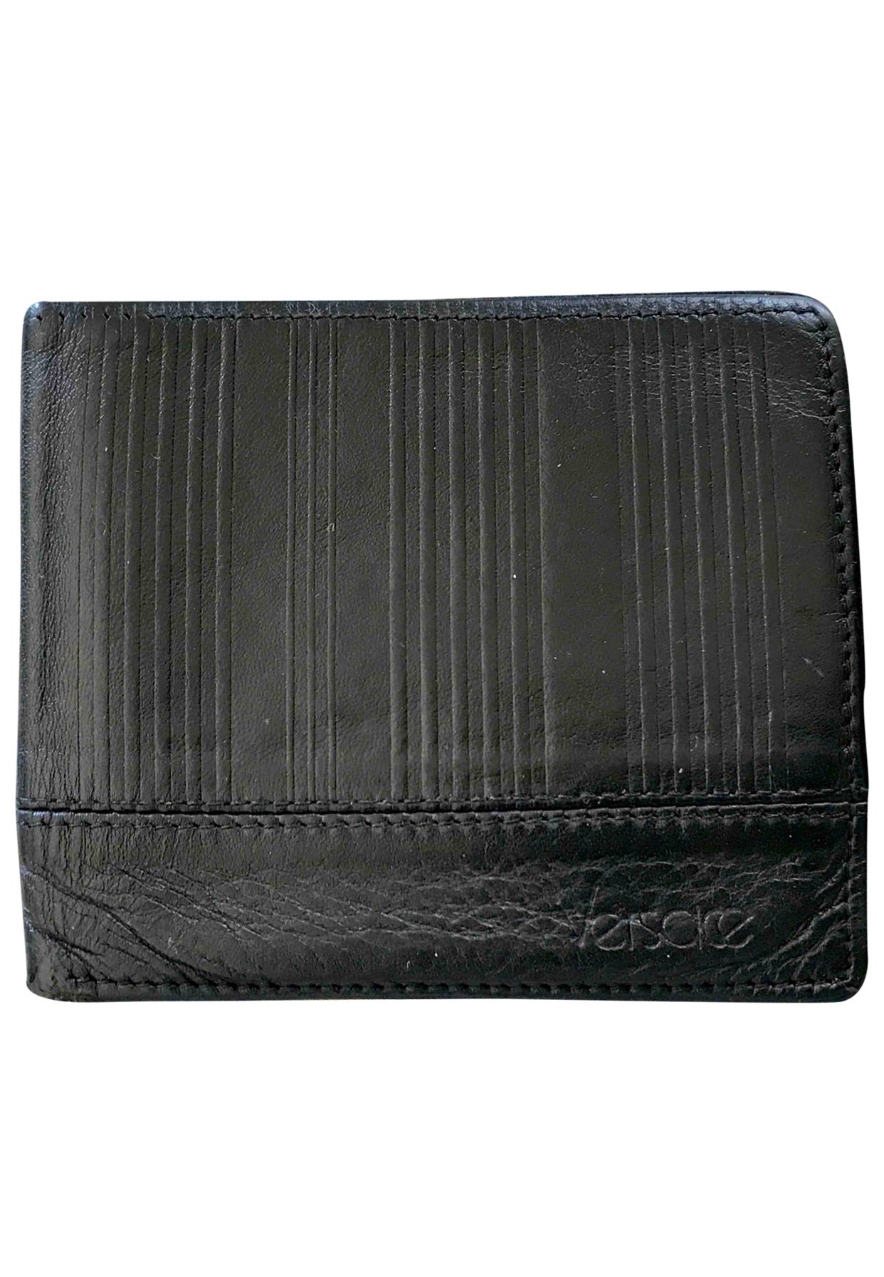 Versace Navy Blue Compact Smooth Leather Gold Toned Medusa Snap Bifold  Wallet - Walmart.com