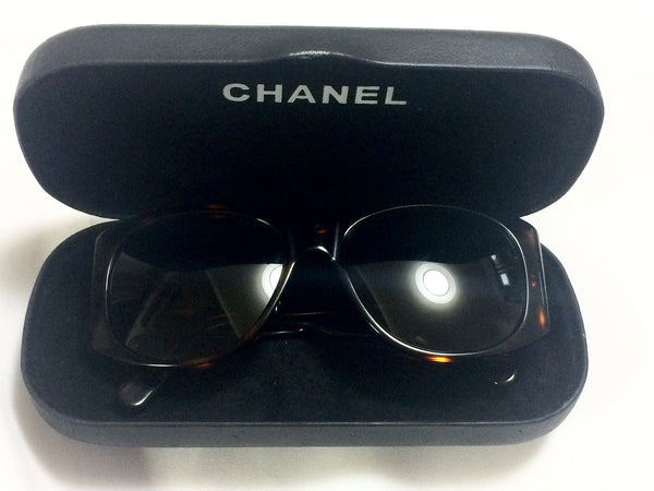 CHANEL 5014 Quilted CC Black Vintage Sunglasses