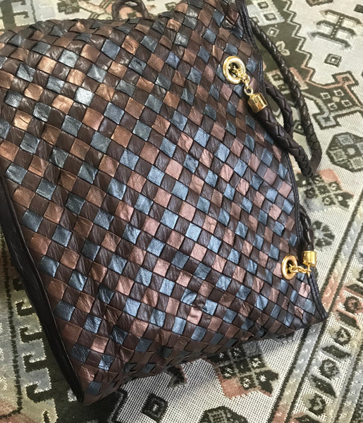 Bottega Veneta Mini Montebello Intrecciato Bronze Brown Chain Bag – AvaMaria