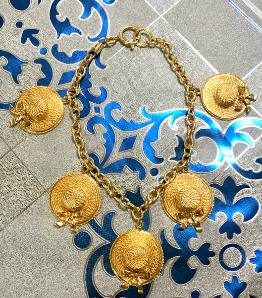 Vintage CHANEL rare jewelry, dangling hat design charm chain statement –  eNdApPi ***where you can find your favorite designer vintages..authentic,  affordable, and lovable.