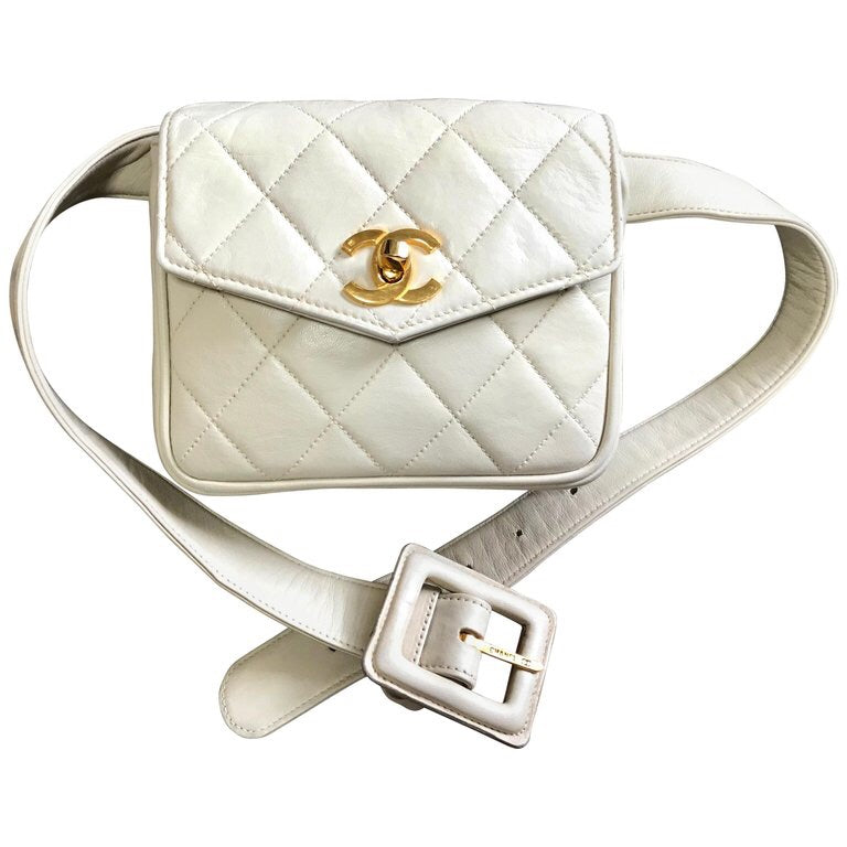 chanel cream purse