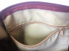 80's Vintage Longchamp rare dark wine leather duffle bag, mini travel purse. Classic bag for unisex use.