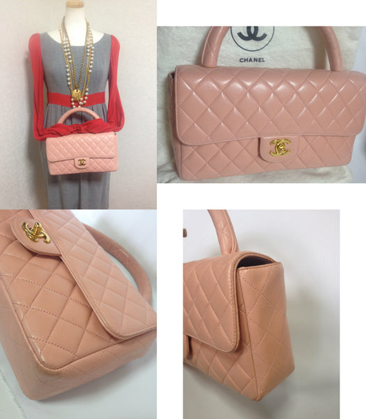 Vintage CHANEL milky pink color lambskin classic 2.55 handbag purse wi – eNdApPi  ***where you can find your favorite designer vintages..authentic,  affordable, and lovable.