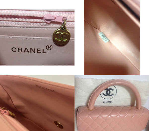 Vintage CHANEL milky pink color lambskin classic 2.55 handbag purse wi –  eNdApPi ***where you can find your favorite designer  vintages..authentic, affordable, and lovable.